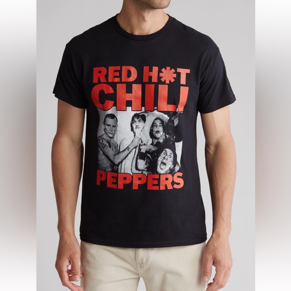 Black Red Hot Chili Peppers Men's T-Shirt